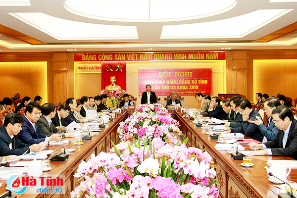 ban chap hanh dang bo tinh ha tinh hop ban 3 nghi quyet quan trong