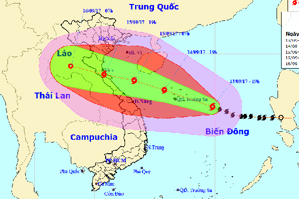 bao giat cap 15 co the do bo ha tinh trong ngay 15 9