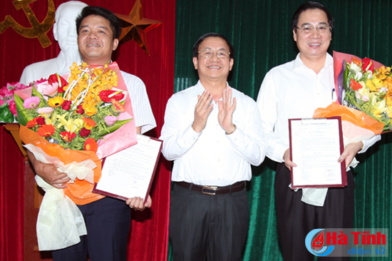 ha tinh dieu dong bo nhiem mot so can bo lanh dao nganh dia phuong