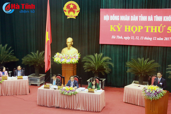 truc tiep phien chat van thu ba ky hop thu 5 hdnd tinh ha tinh
