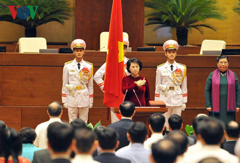 chinh thuc ra mat bo may lanh dao cao nhat cua quoc hoi khoa xiv