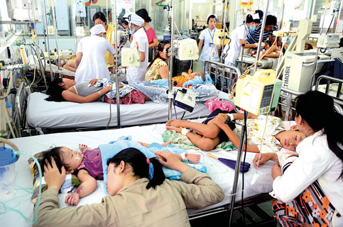 Sô ca mắc sốt xuất huyết đang gia tăng nhanh chóng