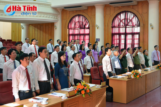 hdnd tinh ha tinh khoa xvii khai mac ky hop dau tien nhiem ky 2016 2021