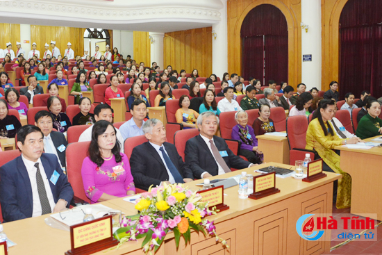 khai mac trong the dai hoi dai bieu phu nu ha tinh lan thu xv