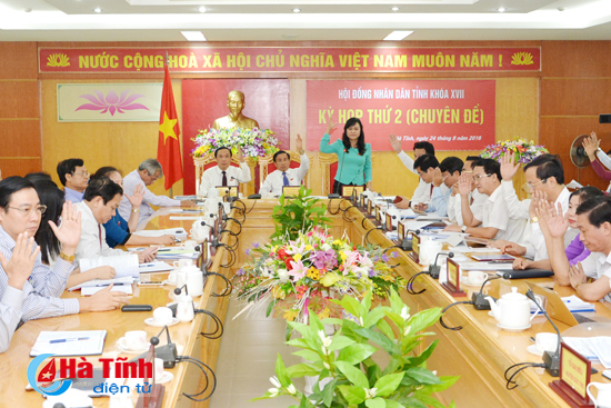 ky hop thu 2 hdnd tinh ha tinh khoa xvii thanh cong tot dep