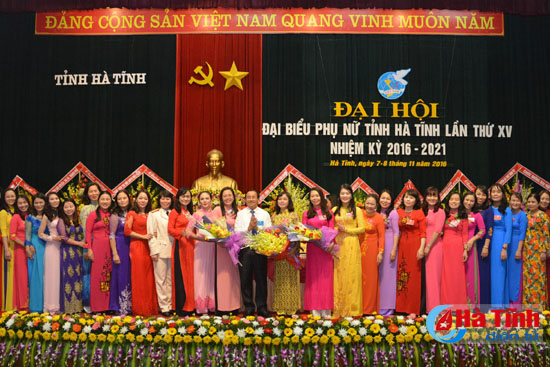 dai hoi dai bieu phu nu ha tinh lan thu xv thanh cong tot dep