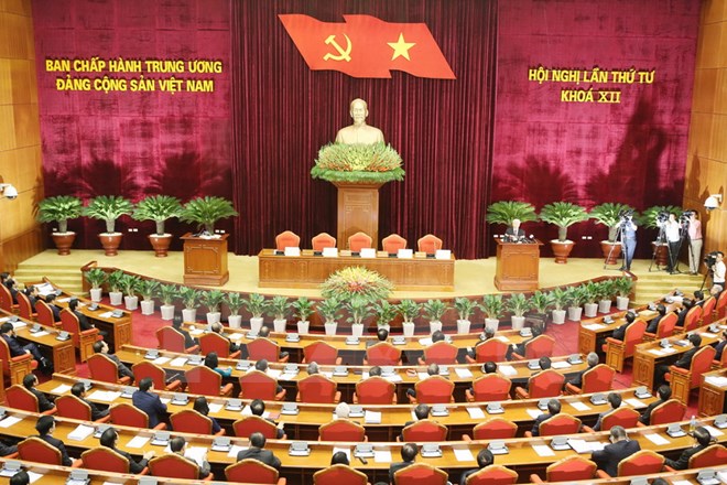 be mac hoi nghi lan thu tu ban chap hanh trung uong dang khoa xii