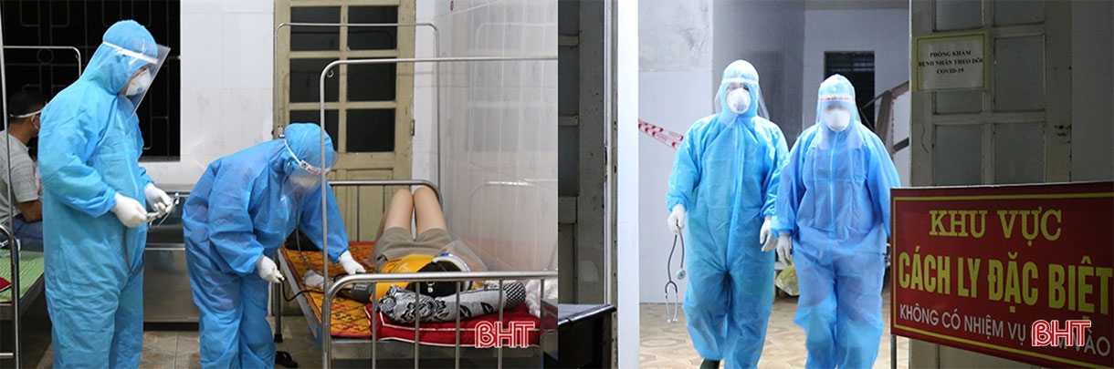 Các cơ sở y tế ở Hà Tĩnh dồn sức trên trận tuyến điều trị bệnh nhân COVID-19