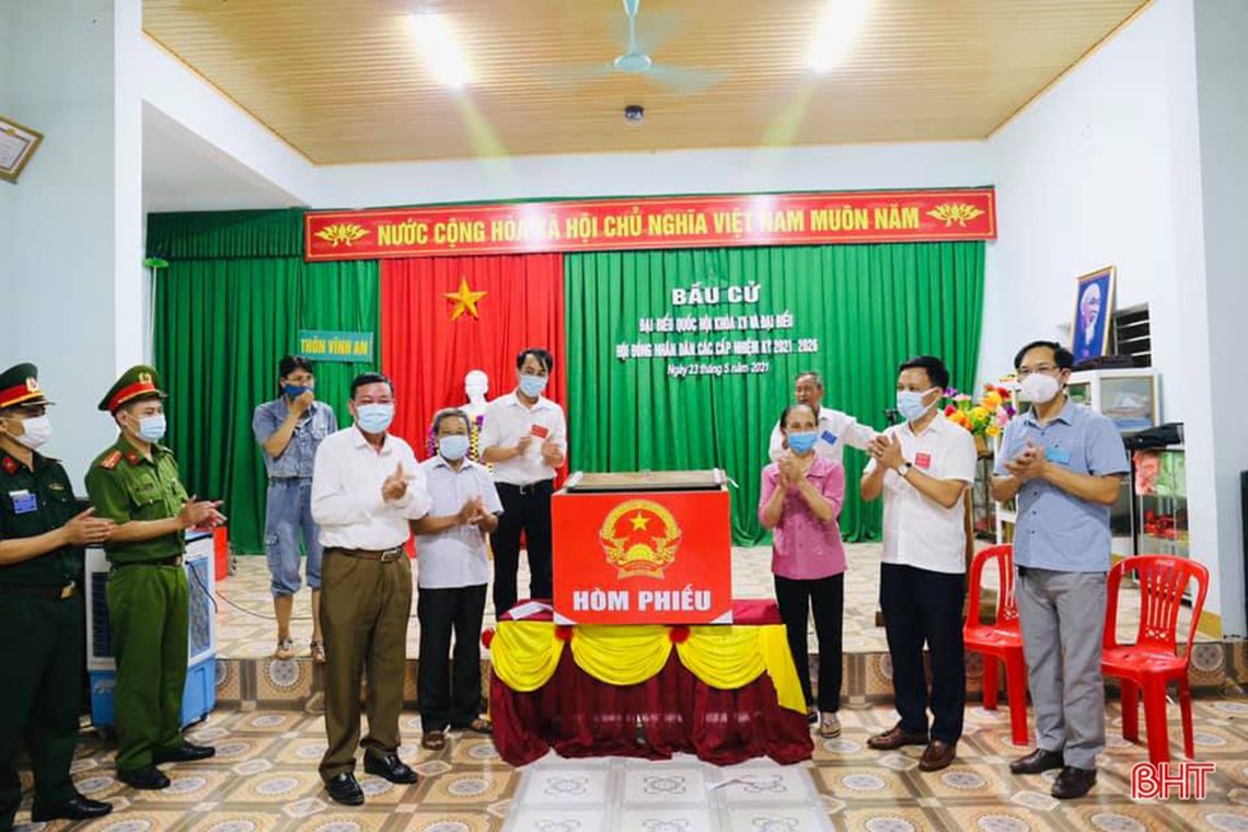 99,86% cử tri Hà Tĩnh tham gia bỏ phiếu bầu cử