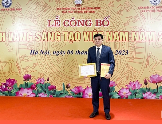 Một công trình ở Hà Tĩnh được ghi vào Sách vàng Sáng tạo Việt Nam