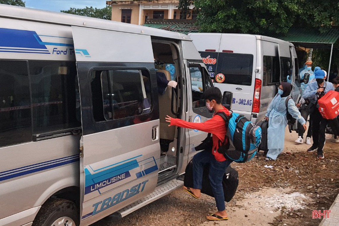Hà Tĩnh hoàn thành đón 814 công dân hồi hương, đảm bảo an toàn phòng dịch