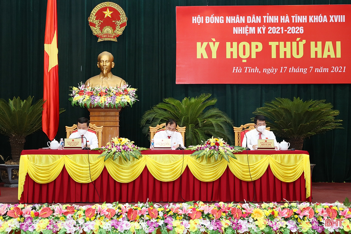 Khai mạc Kỳ họp thứ 2, Hội đồng nhân dân tỉnh Hà Tĩnh khóa XVIII