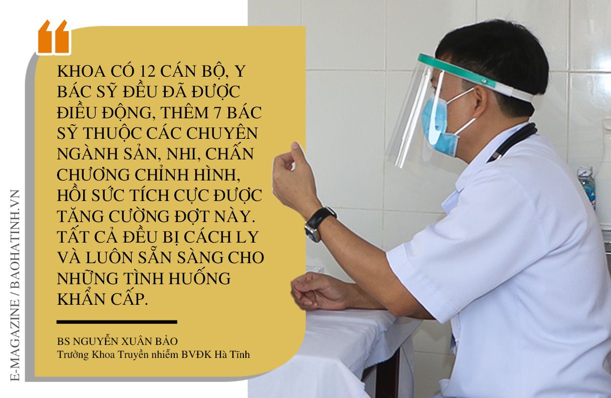 Tâm tình của những y, bác sỹ Hà Tĩnh chấp nhận cách ly “vô thời hạn”