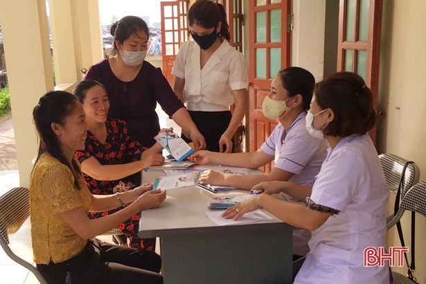Địa phương đầu tiên ở Hà Tĩnh hoàn thành chiến dịch chăm sóc sức khỏe sinh sản