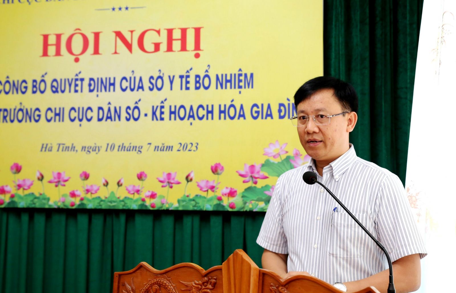 Giám đốc BVĐK Hương Khê làm Chi cục trưởng Chi cục Dân số - KKHGĐ Hà Tĩnh