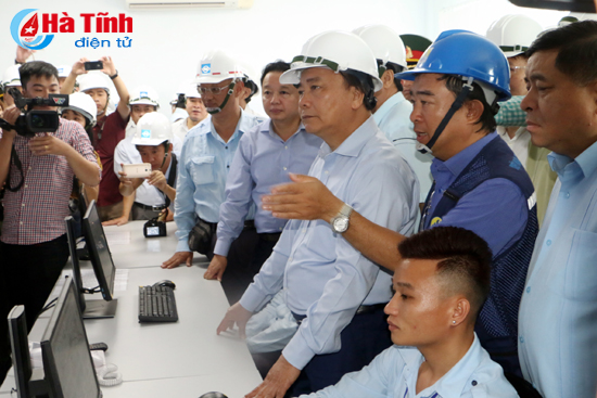 thu tuong chinh phu kiem tra cong tac dam bao moi truong tai formosa