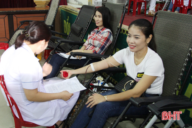Ngày hội hiến máu tình nguyện ở Nghi Xuân