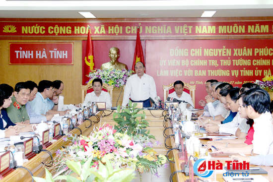 thu tuong nguyen xuan phuc ha tinh phai xay dung va phat trien tren tinh than kien tao doi moi