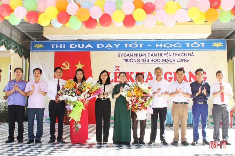 Lãnh đạo Hà Tĩnh dự lễ khai giảng năm học 2018-2019 tại các trường