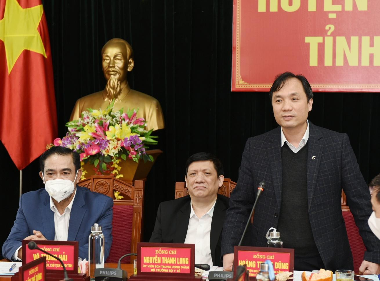 Bộ trưởng Nguyễn Thanh Long: Hà Tĩnh tiếp tục tập trung cao cho công tác phòng, chống dịch COVID-19 - Ảnh 4.