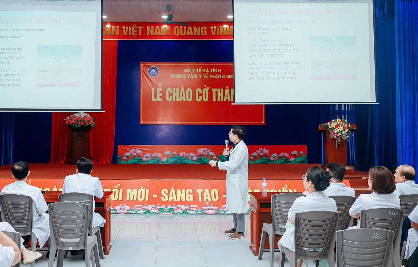Ngành Y tế Hà Tĩnh đang chú trọng kết nối với các cơ sở y tế tuyến trên để đào tạo, nâng cao năng lực cho các cơ sở y tế từ tỉnh đến cơ sở. bqbht_br_y-te-7a.jpg